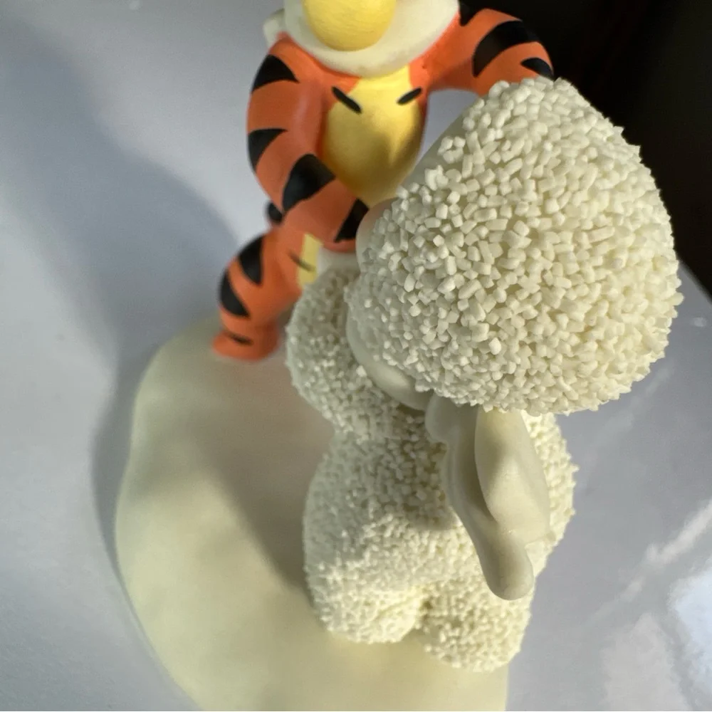 2007 Department 56 Snowbabies "Dancing With Tigger" Figure Cream Orange Figurine - Picture 14 of 16